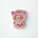 Mini Labubu Clothes V4 Pink Pig Outfits