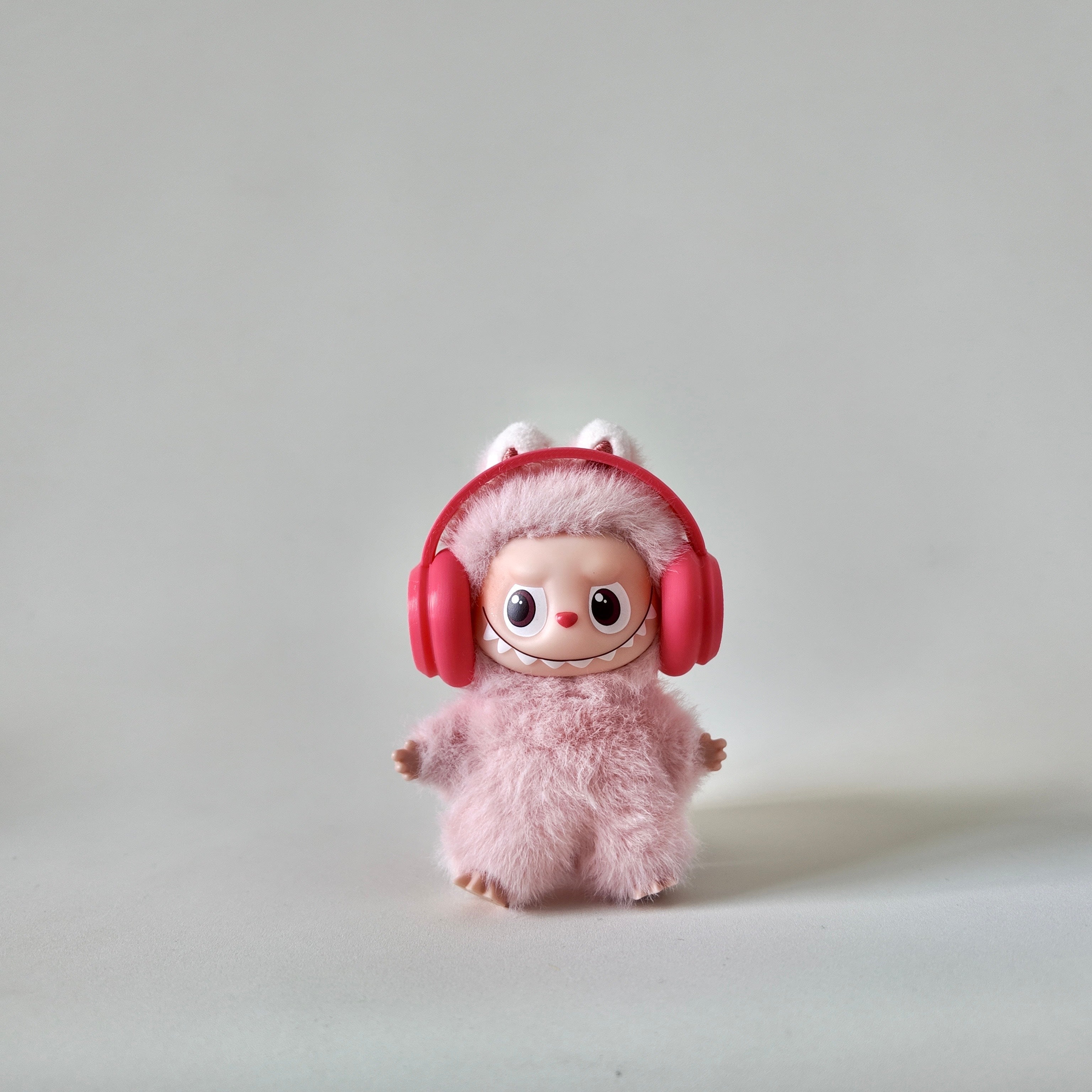 Mini Labubu Headphone pink