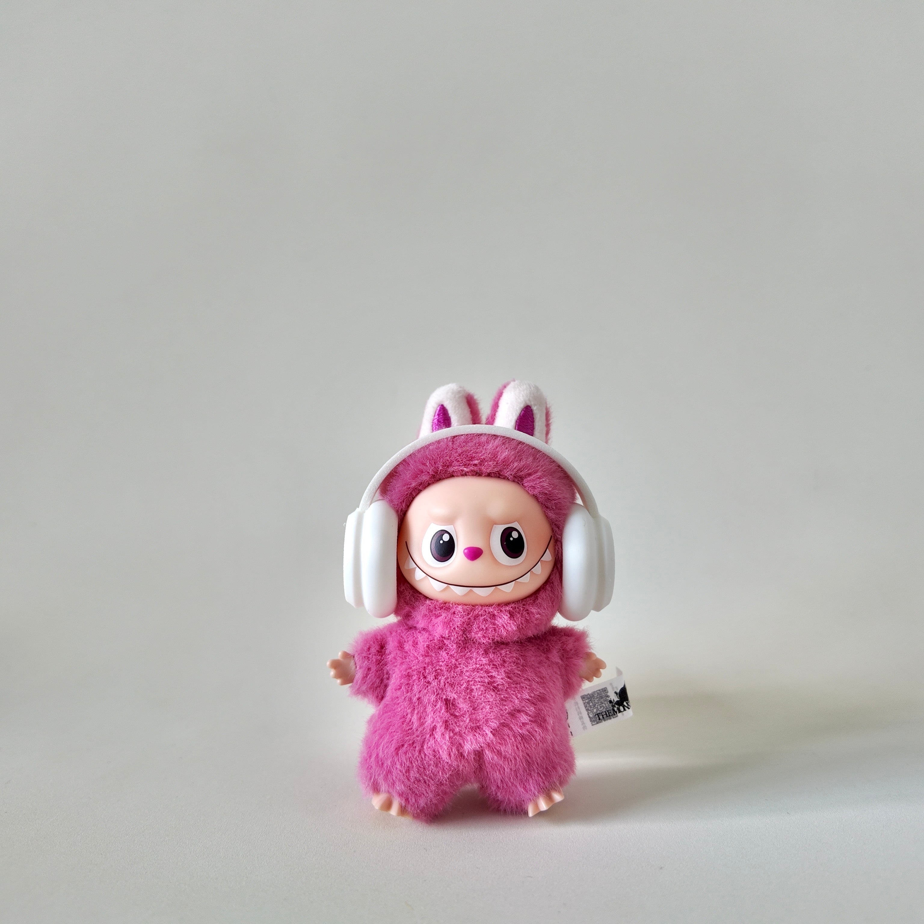Mini Labubu Headphone white