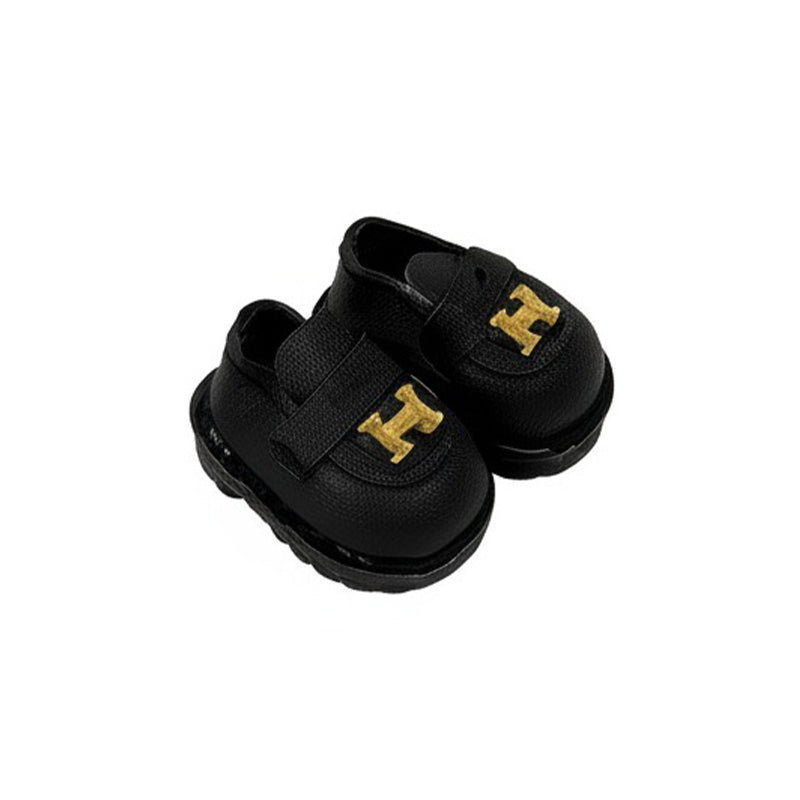 Mini Shoes for Labubu Hermes Inspired Black