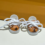 Mini Shoes for labubu LV Brown