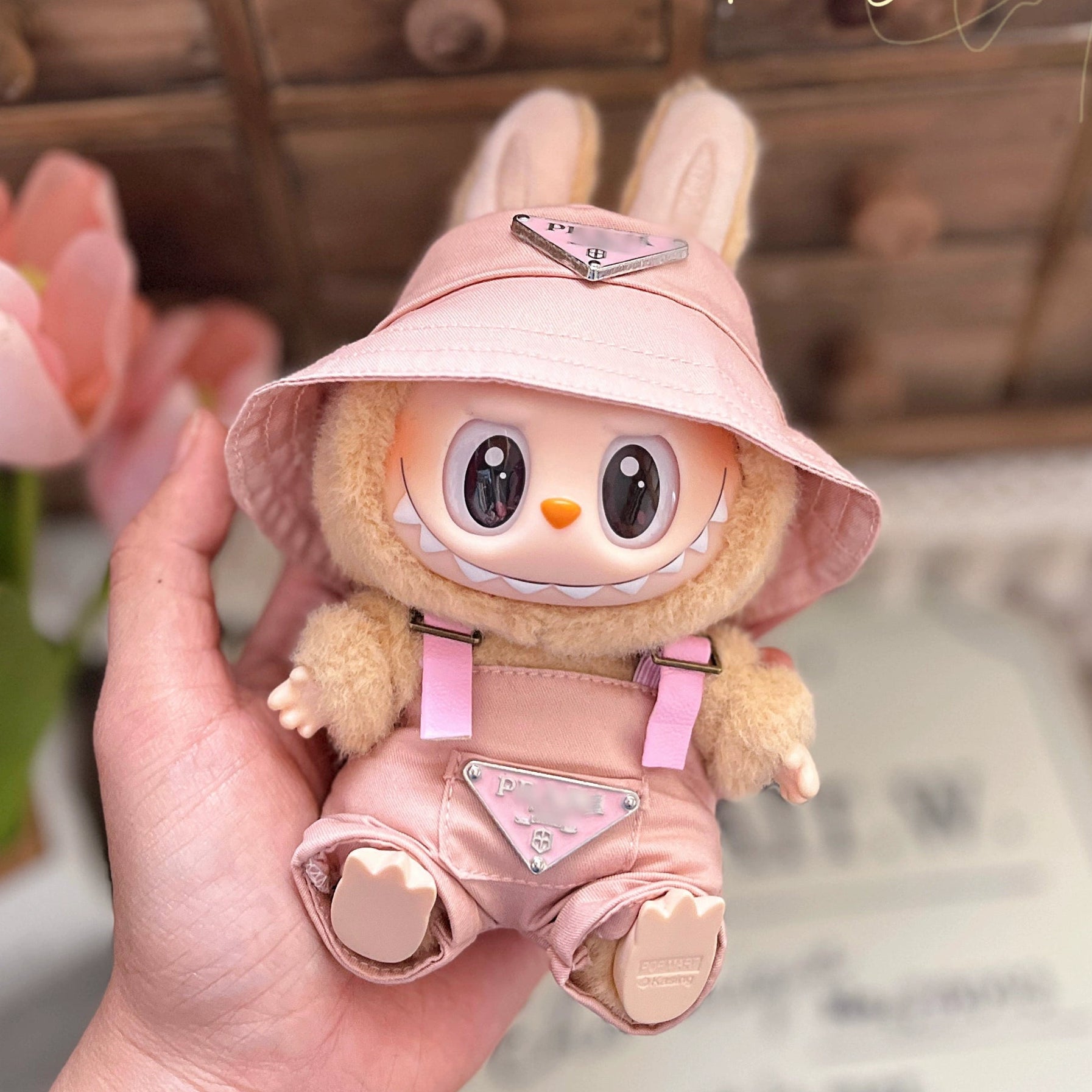 Labub Clothes Prada Pink Outfit 