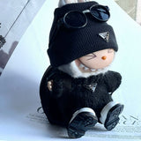 labubu prada clothes All Black Outfit Set