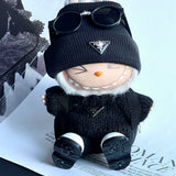 labubu prada clothes All Black Outfit Set