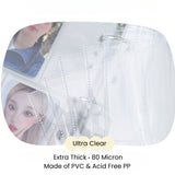 Kpop Photocard Binder Sleeves A5 Extra Wide 6 Pocket 25 Refill Sleeves