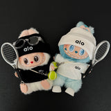 Alo Labubu Clothes Tennis Outfit with Racket Pin