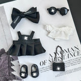 labubu clothes chanel 6 pieces outfits set