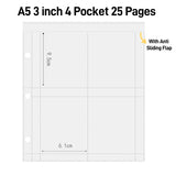 A5 Wide Binder Macaron Gradient kpop photocard Binder D Ring Binder