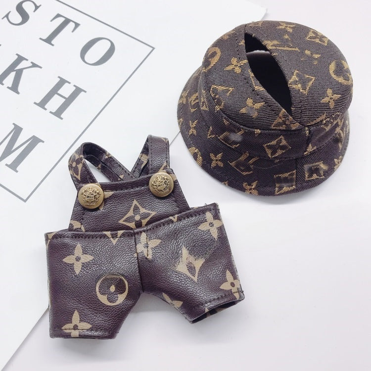 Labubu LV Louis Vuitton Clothes Designer Outfit Set with LV Bag and Shoes
