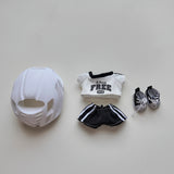 Labubu Helmet Clothes Outfit Set