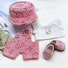4pcs Pink LV Outfit Set