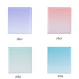 A5 Wide Binder Macaron Gradient kpop photocard Binder D Ring Binder