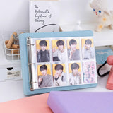 A5 Extra Wide 8 Pocket Photocard Sleeves 3 Ring Binder Refill Pages for Stary Kids