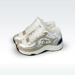 chanel shoes for labubu gold