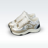 chanel shoes for labubu gold
