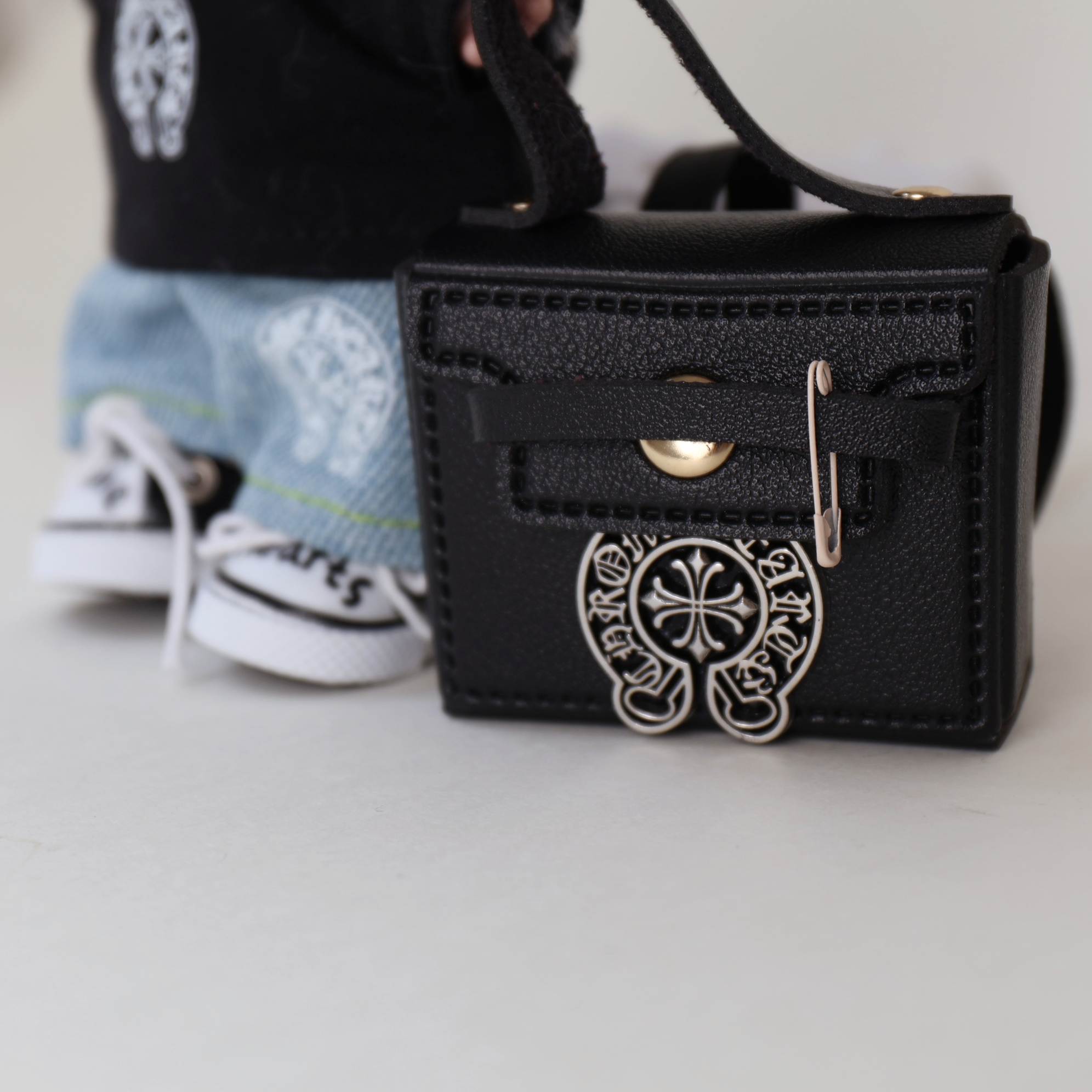 chrome heart labubu bag