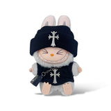 chrome hearts labubu clothes with chanel bag