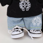 chrome hearts labubu mini shoes