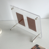 KPOP Acrylic 3 inch Photocard PC Display Holder for 2 photocards