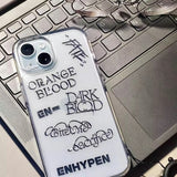 Enhypen Album Untold  Silver Sticker for phone case ipad laptop
