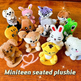 Seventeen Merch seated miniteen seated plush bagcharm