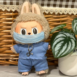 Labubu handmade doll clothes | scrubs set | Doll outfit | Labubu have a seat | Labubu macaron | Doll accessories | Pop mart | gift