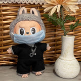 Labubu handmade doll clothes | scrubs set | Doll outfit | Labubu have a seat | Labubu macaron | Doll accessories | Pop mart | gift