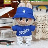 Labubu Dodgers Jersey with Bucket Hat