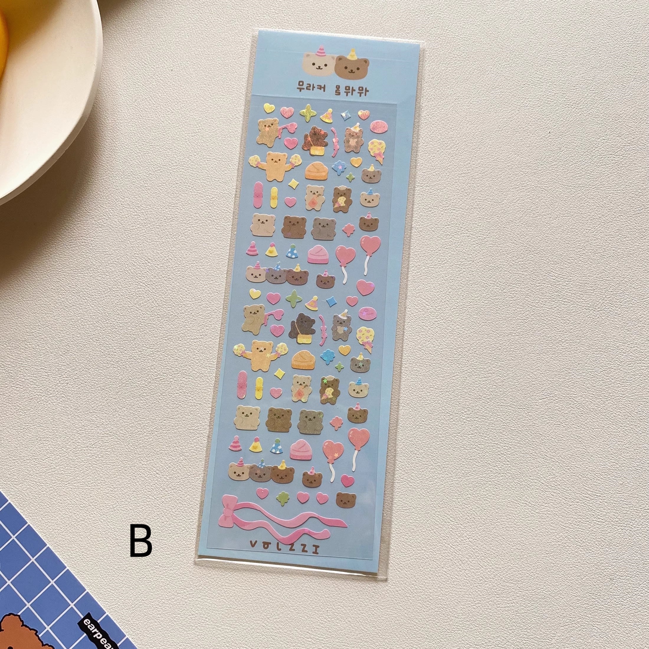 kawaii animal stickers Kpop phone case stickers 03