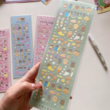 kawaii animal stickers Kpop phone case stickers 07