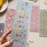 kawaii animal stickers Kpop phone case stickers 08