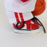 labubu basketball sneakers red