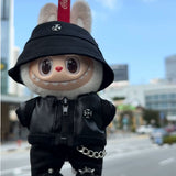 labubu clothes chrome heart 6 items set