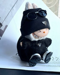 labubu clothes prada all black set
