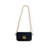 Fashion Dress - Labubu Gucci Style Black Bag