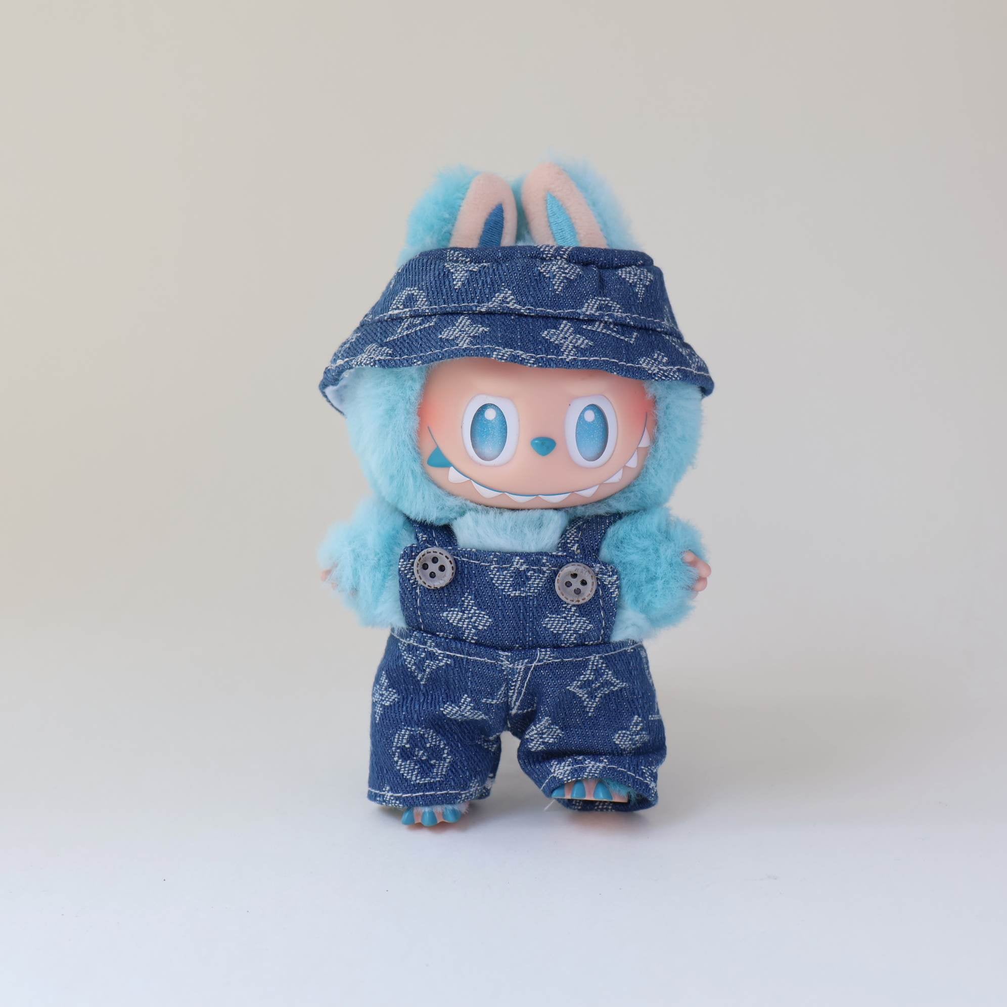 labubu louis vuitton clothes Blue Denim Two Pieced Outfit Set