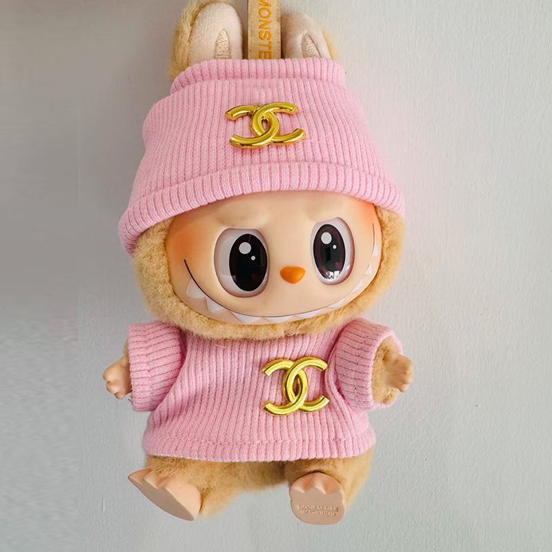 Labubu Chanel Clothes for labubu havea a seat