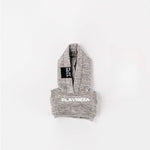 mini labubu 4.0 clothes hoodie grey
