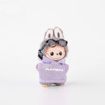 mini labubu 4.0 outfit hoodie lilac
