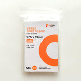 Popcorn Sleeves Orange (57.5×89mm, Hard) 3 inch standard