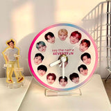 Seventeen Fanmade Desk Clock Acrylic
