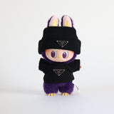 two-pieced outfit set for labubu prada inspired