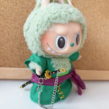 Labubu Zoro Clothes One Piece Costume Outfit Set